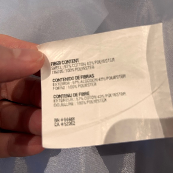 Esprit - Woman’s Trench Coat Blue Grey US L - Picture 5 of 5